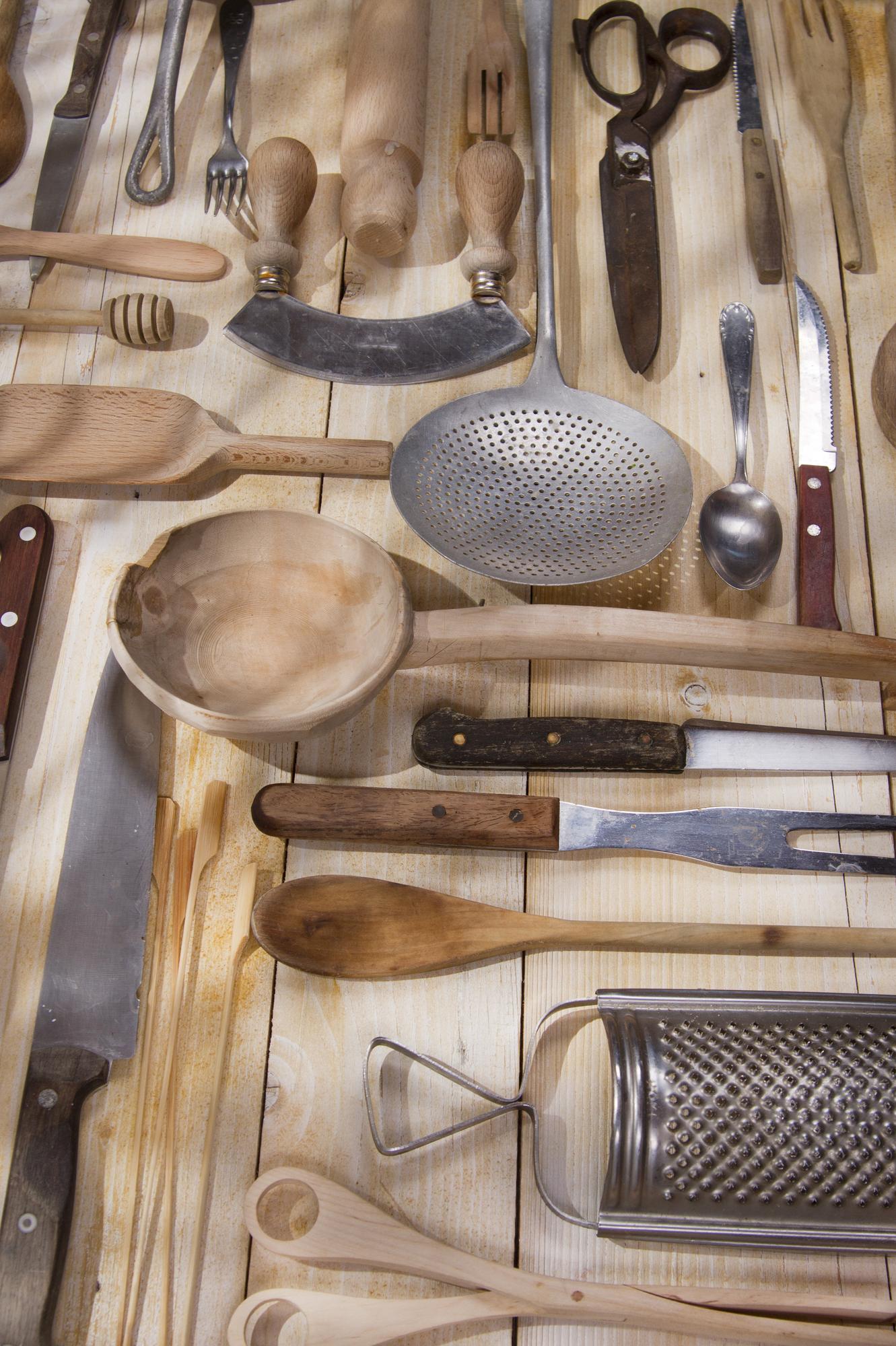 Set di attrezzi da cucina professionali